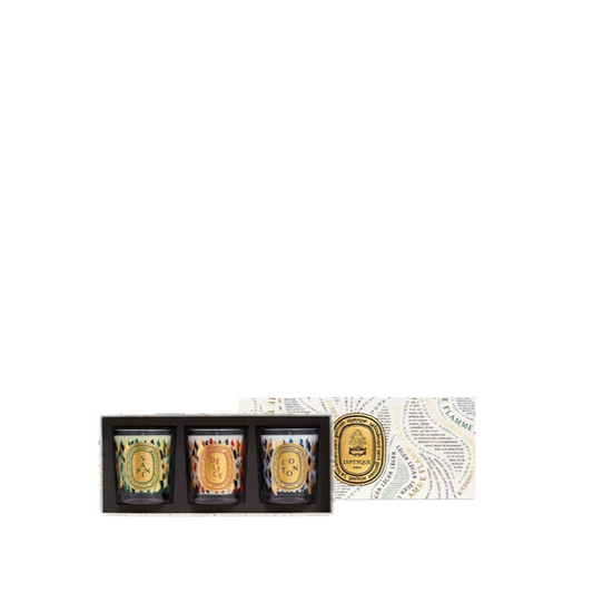 Diptyque 2023 Set of Three Small Holiday Candles ✨70g x 3