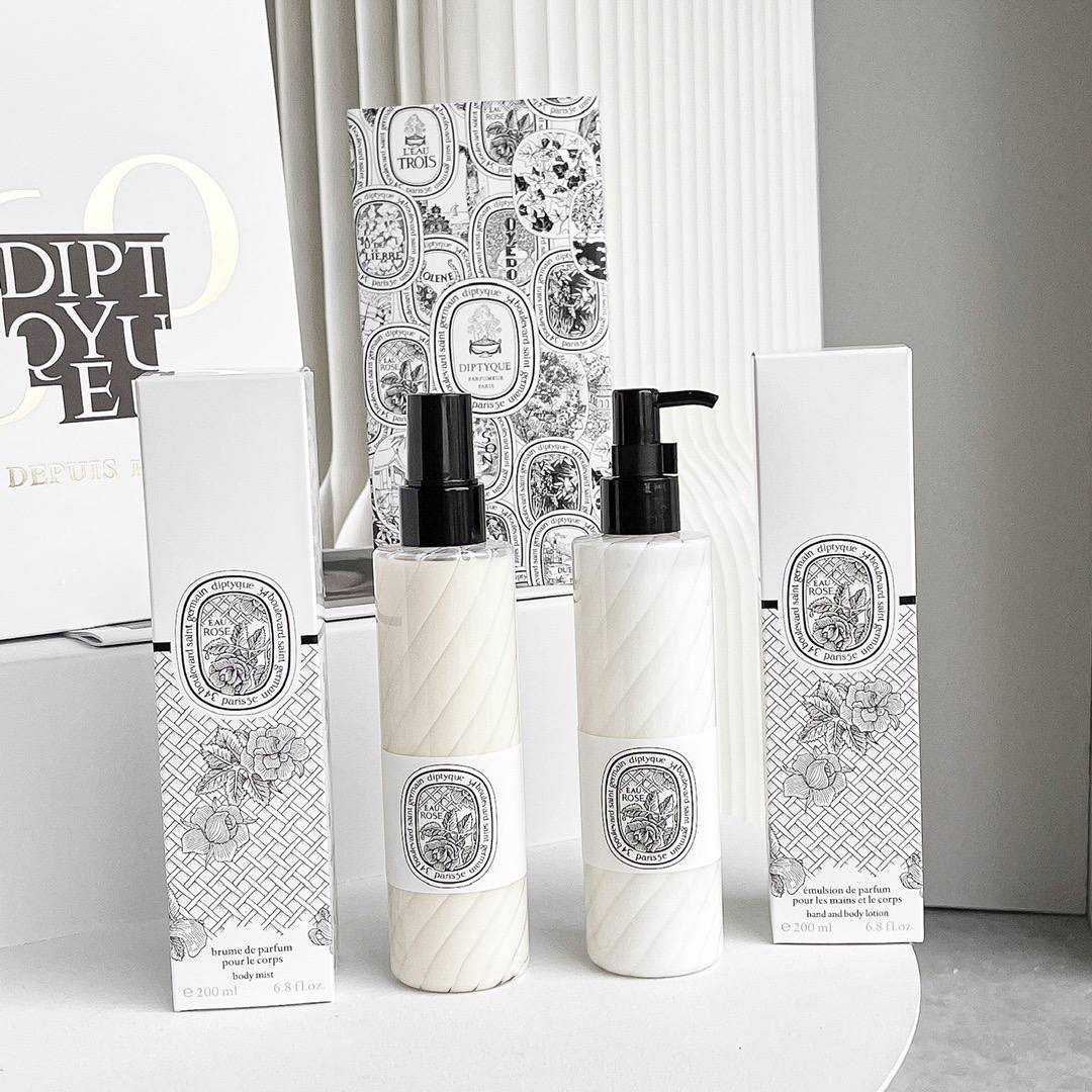 Diptyque 荔枝玫瑰身體噴霧及身體乳組合 Eau Rose Body Mist & Body Lotion Set