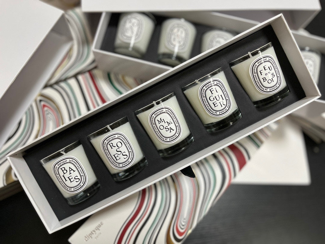 Diptyque 60週年蠟燭五件套裝禮盒